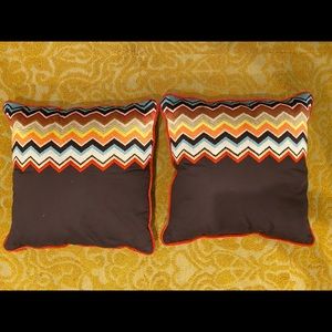 Missoni chevron pillow set
